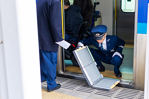 車両のバリアフリー